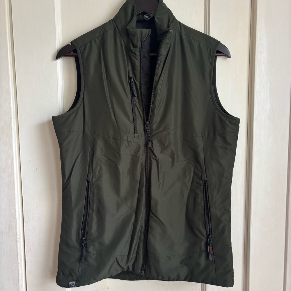 Men's Olive Green Sleeveless Jacket